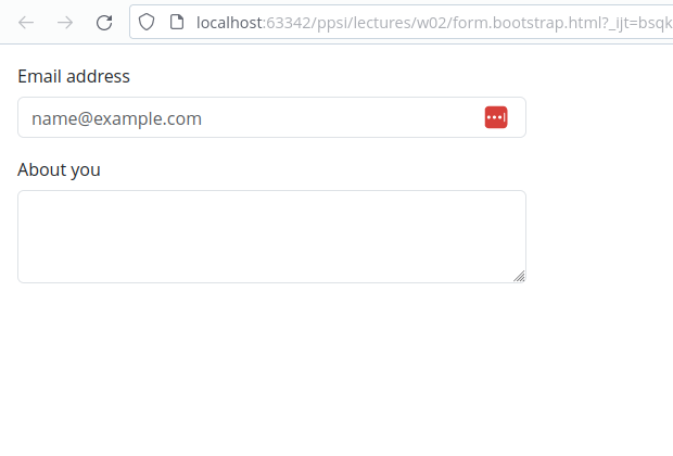 formularz w Bootstrapie