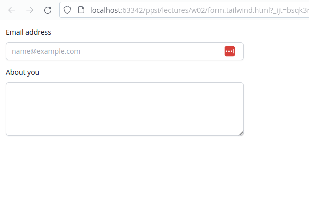 formularz w Tailwindzie